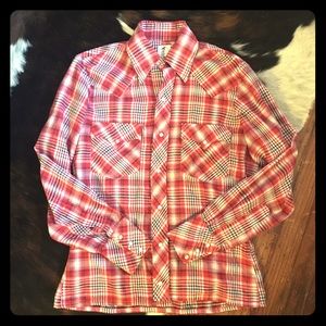 Vintage Pearl Snap Western Shirt